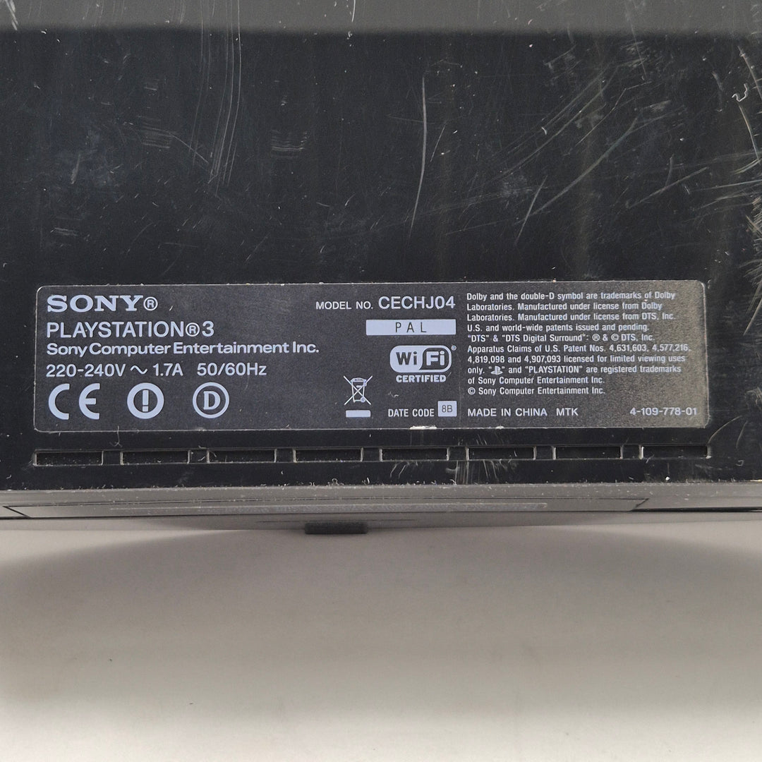 Sony PlayStation 3 CECHJ04 svart retro spelkonsol