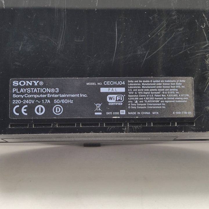 Sony PlayStation 3 CECHJ04 svart retro spelkonsol