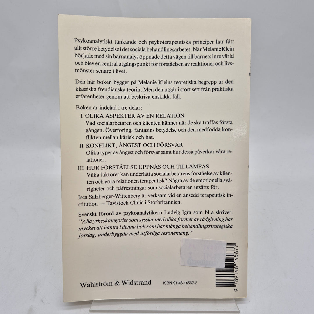 Psykologisk fackbok psykoanalys begagnad svenska