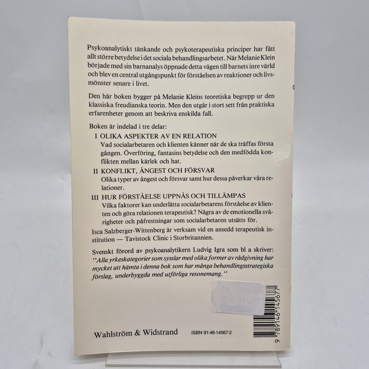 Psykologisk fackbok psykoanalys begagnad svenska