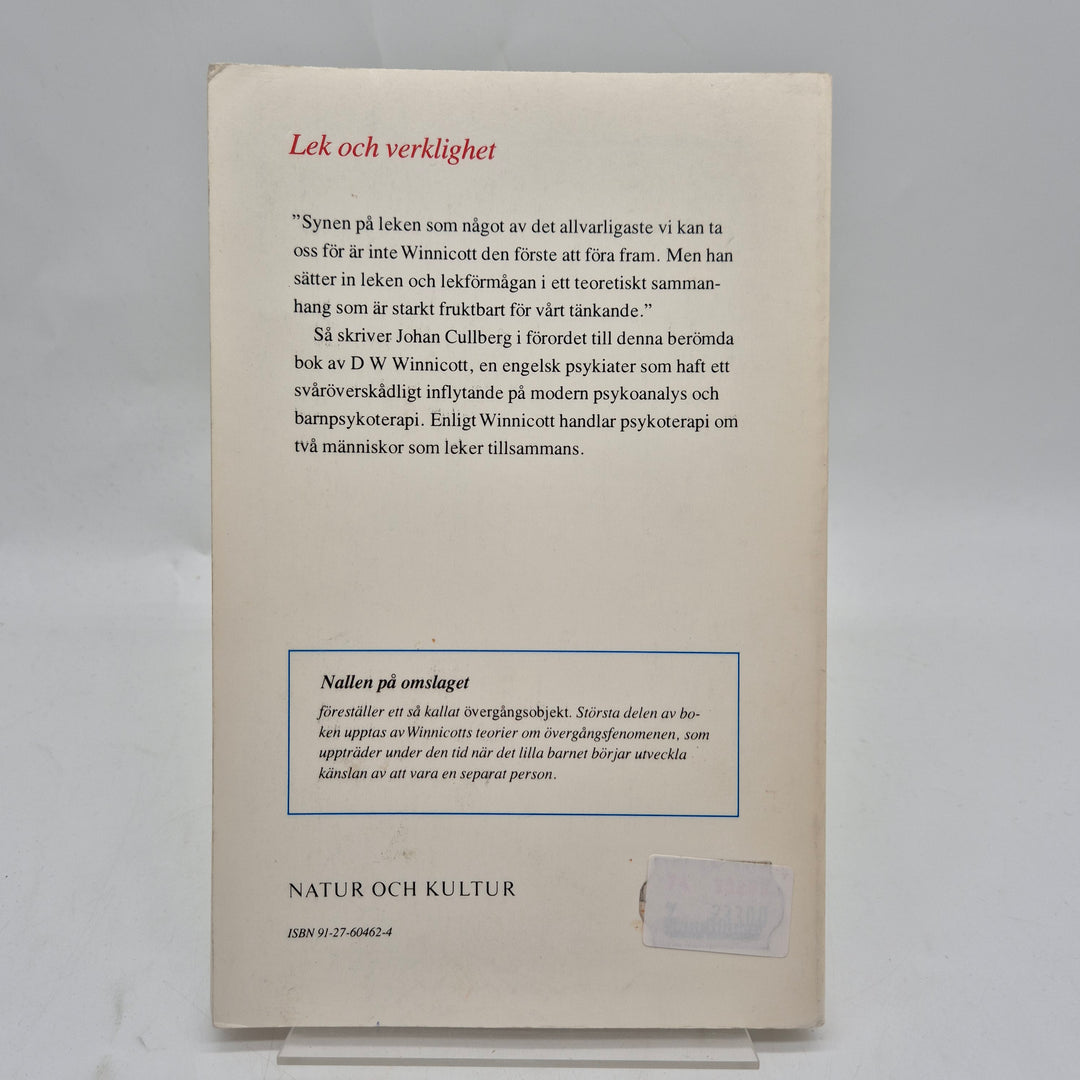 Lek och verklighet bok psykologi retro