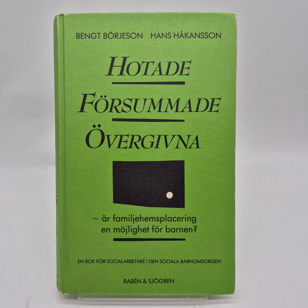 Retro fackbok social barnavård grön inbunden