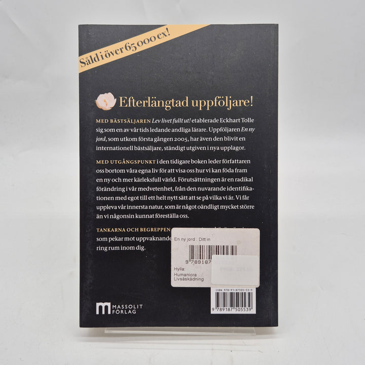 En ny jord Eckhart Tolle pocketbok begagnad