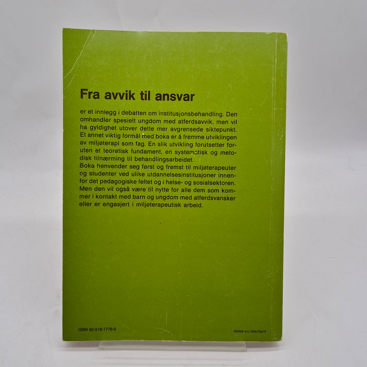 Retro fackbok Fra avvik til ansvar TANO