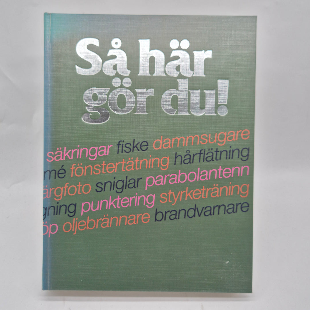 Retro instruktionsbok Det Bästa Så här gör du