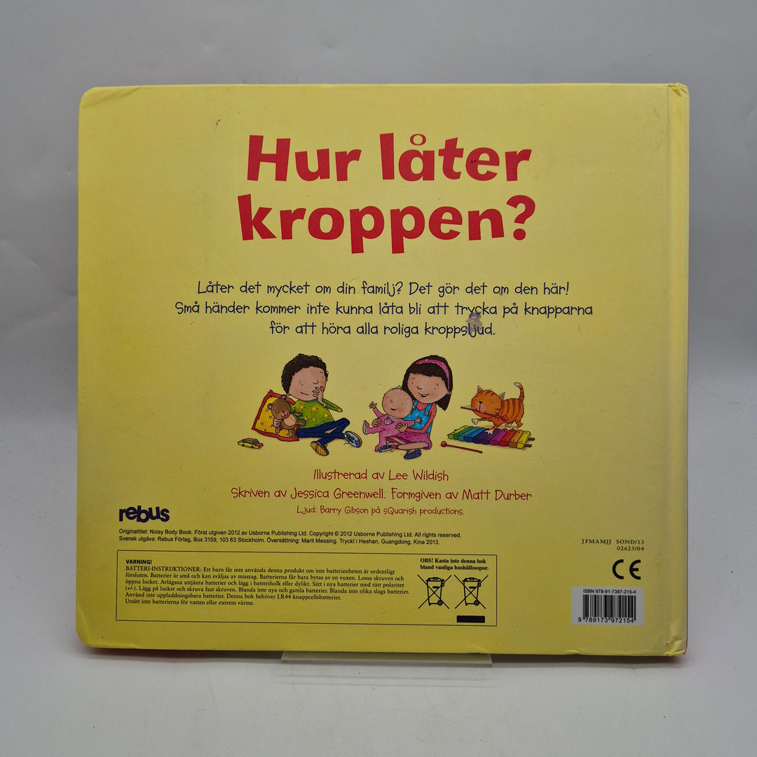 Hur låter kroppen interaktiv barnljudbok Rebus