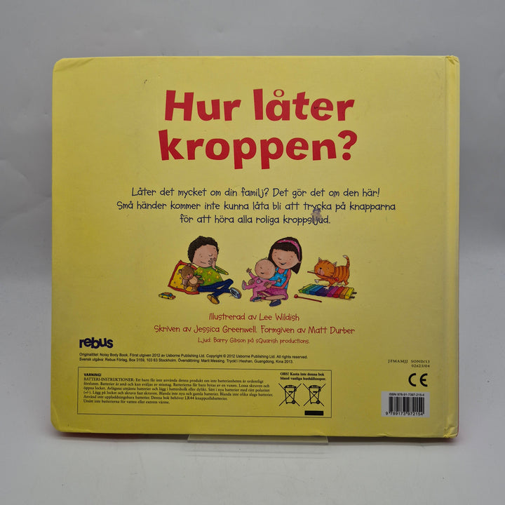 Hur låter kroppen interaktiv barnljudbok Rebus