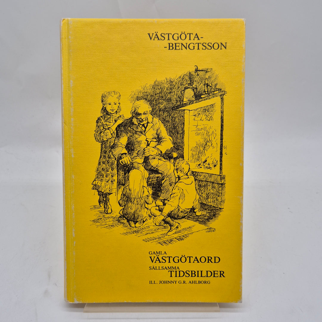 Retro bok Västgötaord Västgöta-Bengtsson gul hårdband