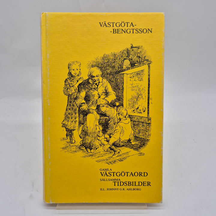 Retro bok Västgötaord Västgöta-Bengtsson gul hårdband