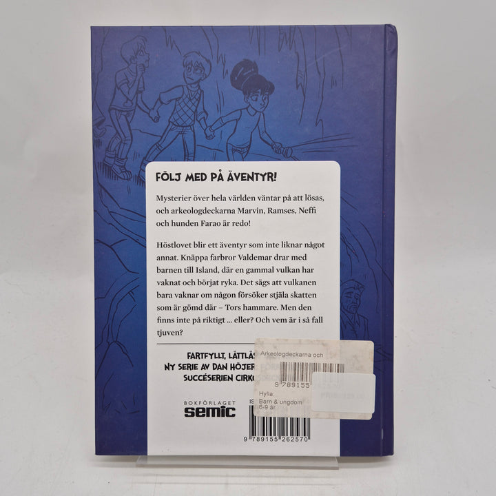 Arkeologdeckarna och Tors hammare barnbok Semic