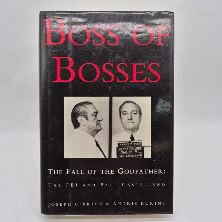 Boss of Bosses inbunden true crimebok svart