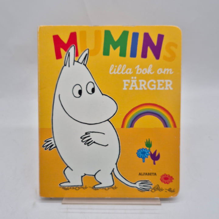 Mumins lilla bok om färger pekbok Alfabeta