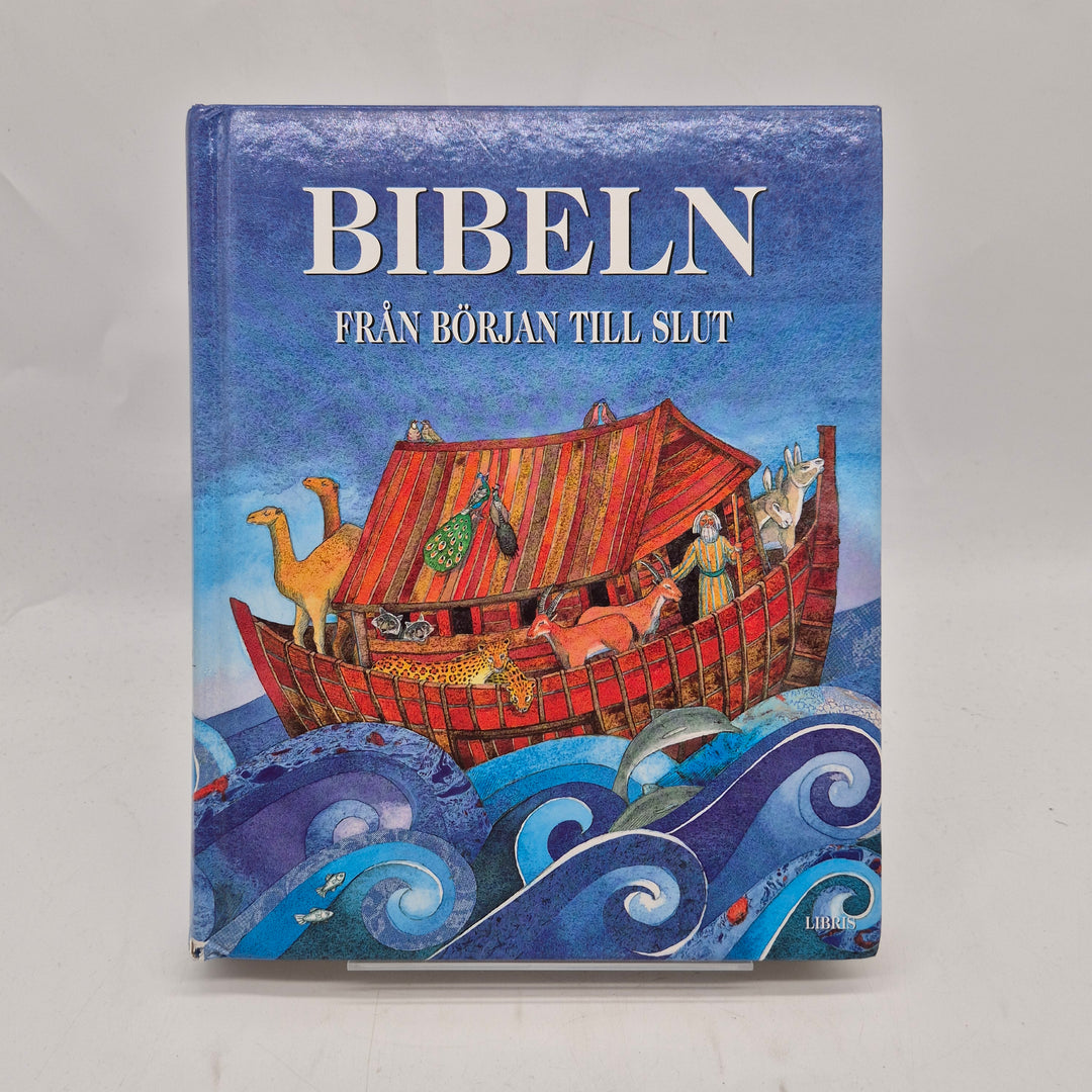 Färgstark illustrerad barnbibel Bibeln från början