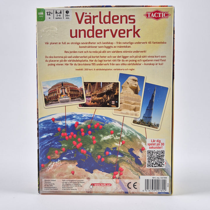 Tactic Världens underverk frågespel familjespel