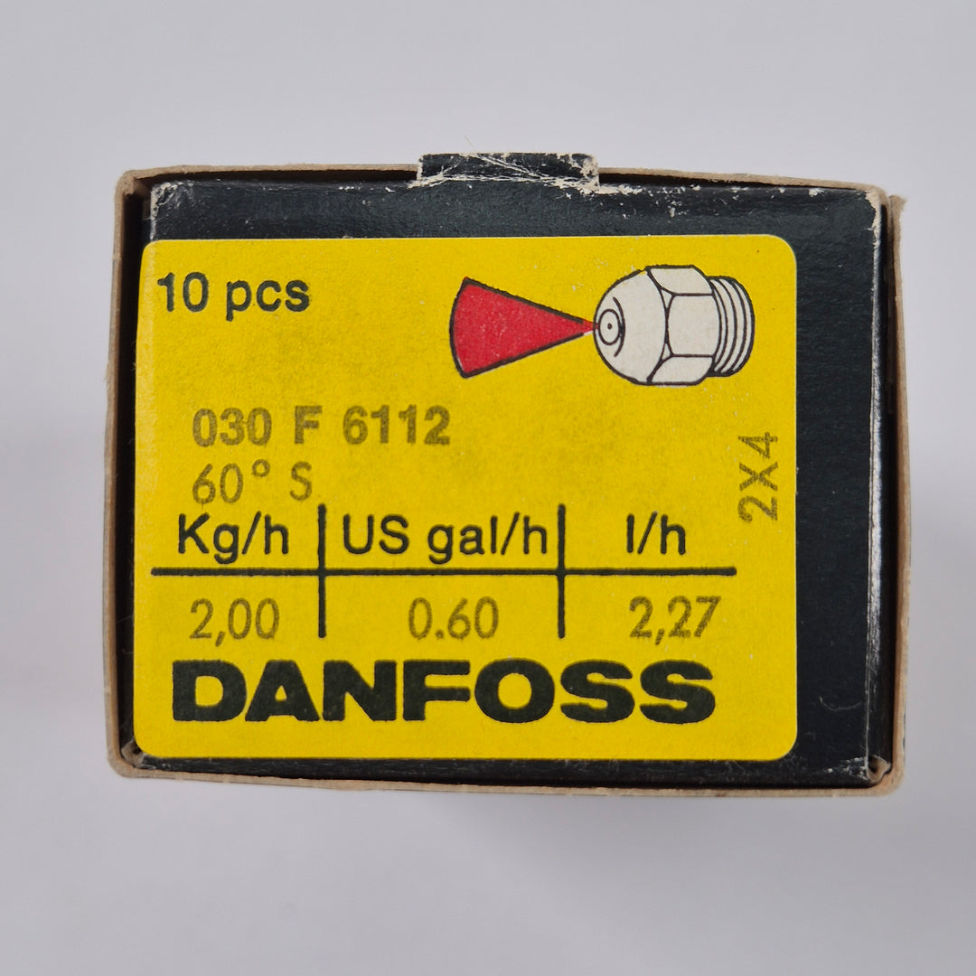 Danfoss oljebrännarmunstycken retro sats begagnad