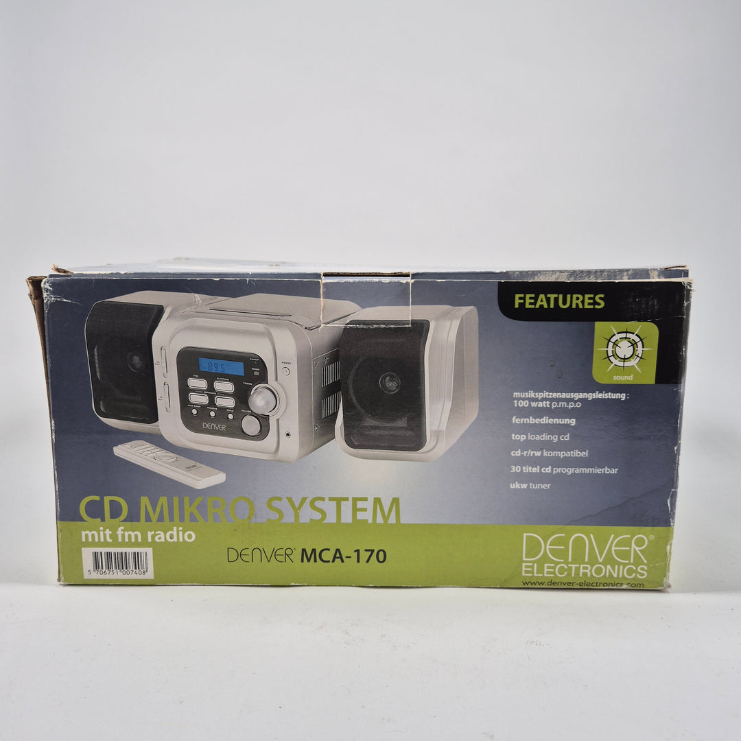 Denver MCA-170 CD mikrosystem med FM-radio