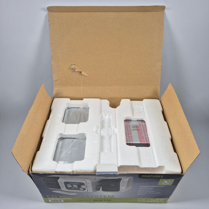 Denver MCA-170 CD mikrosystem med FM-radio