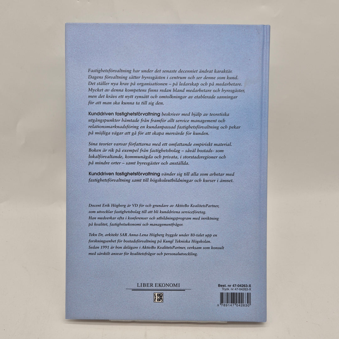 Kunddriven fastighetsförvaltning bok Liber Ekonomi