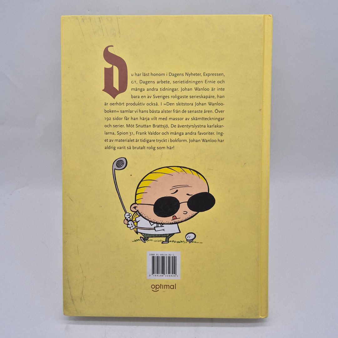 Johan Wanloo seriebok inbunden humor retro