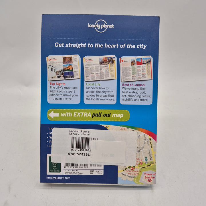 Lonely Planet Pocket London reseguide begagnad
