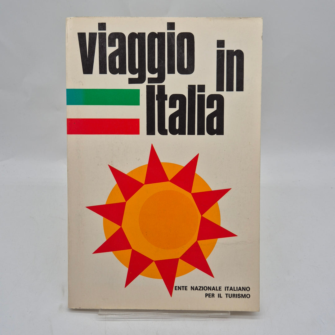 Vintage resebroschyr Viaggio in Italia retro