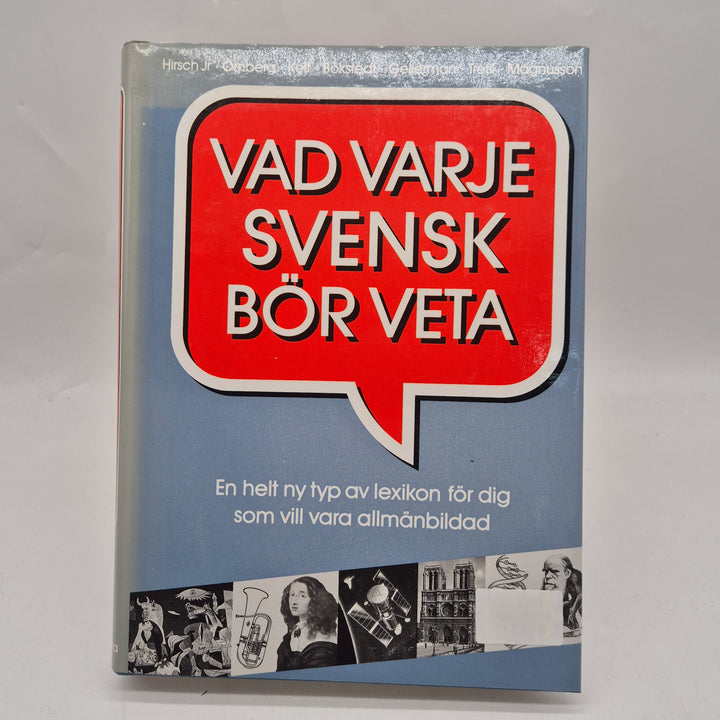 Vad varje svensk bör veta bok retro