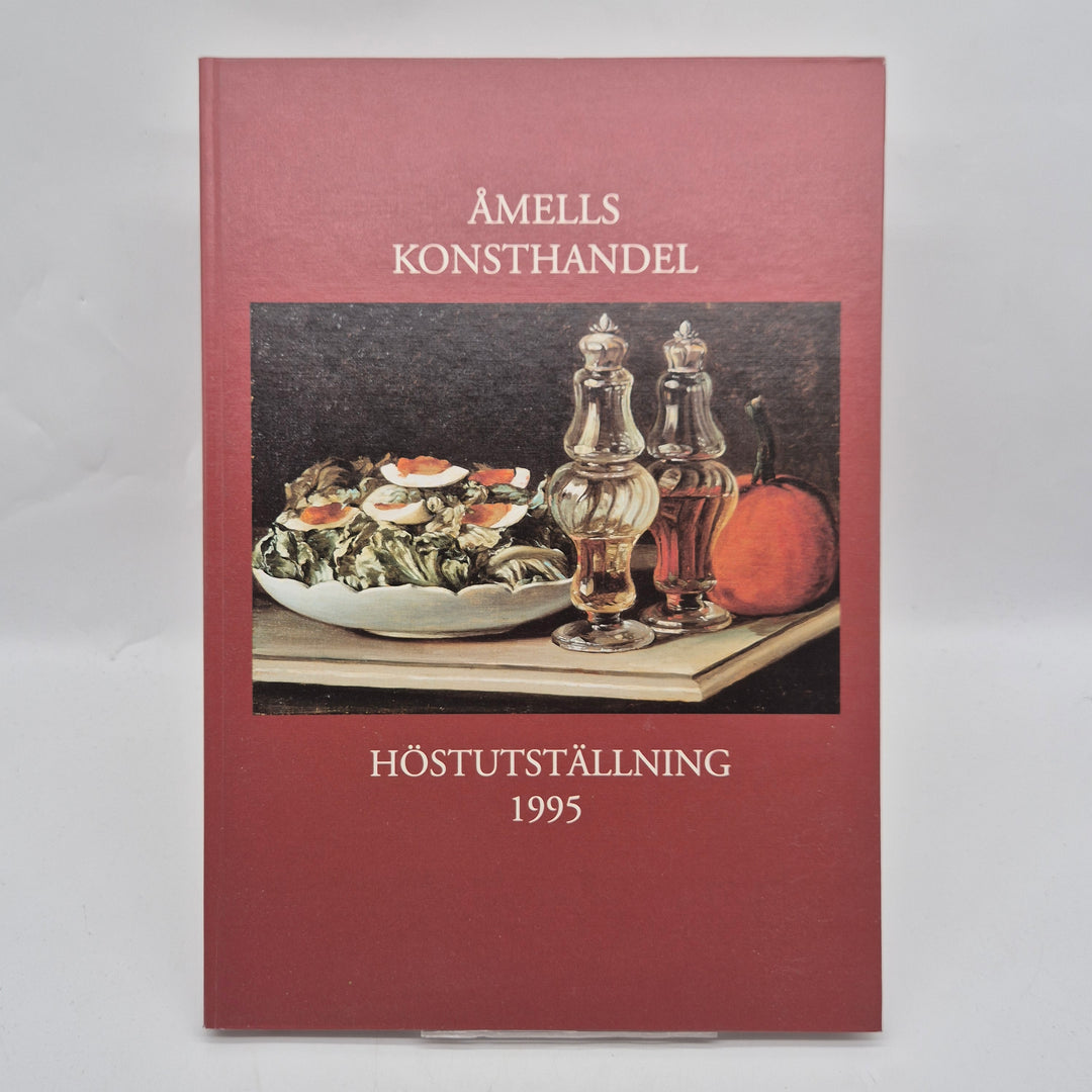Åmells konstkatalog höstutställning 1995 röd vintage