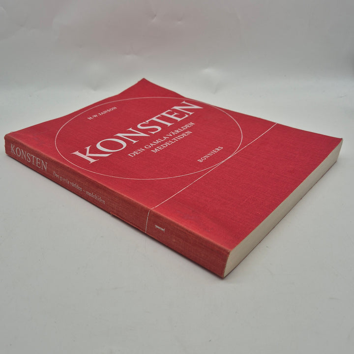 H W Janson konstbok Bonniers röd inbunden