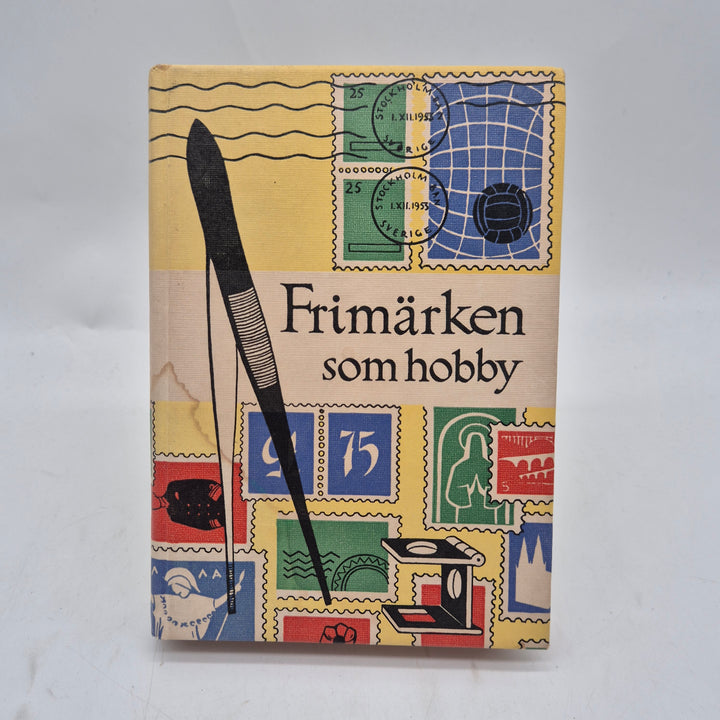 Retro fackbok Frimärken som hobby hårdband