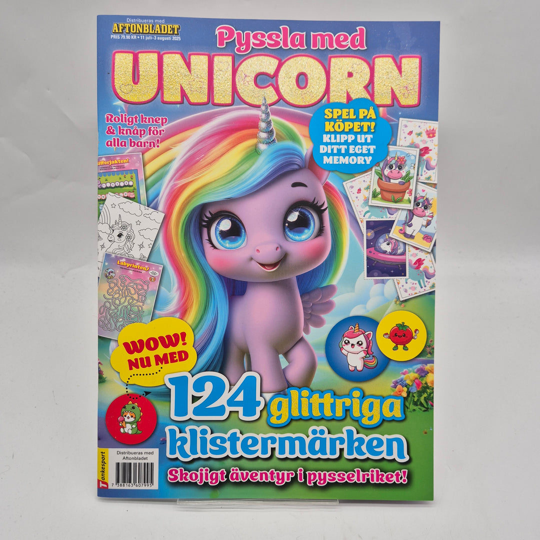 Pysselbok Unicorn med klistermärken Aftonbladet