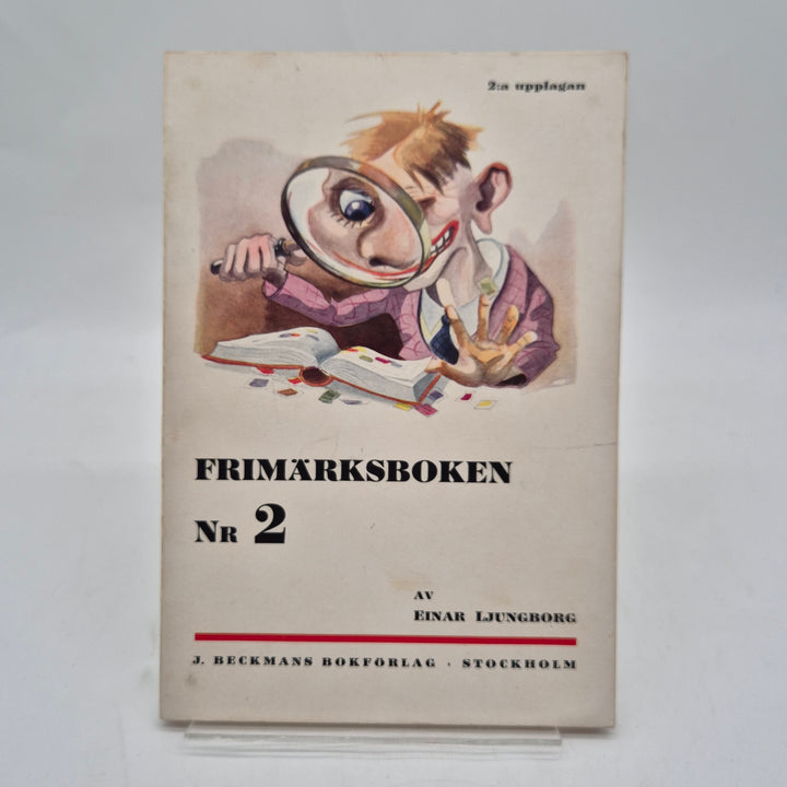 Retro frimärksbok Frimärksboken Nr 2 vintage
