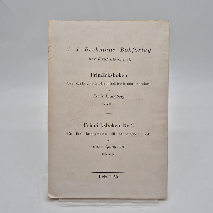 Frimärksboken Nr 3 vintage handbok retro
