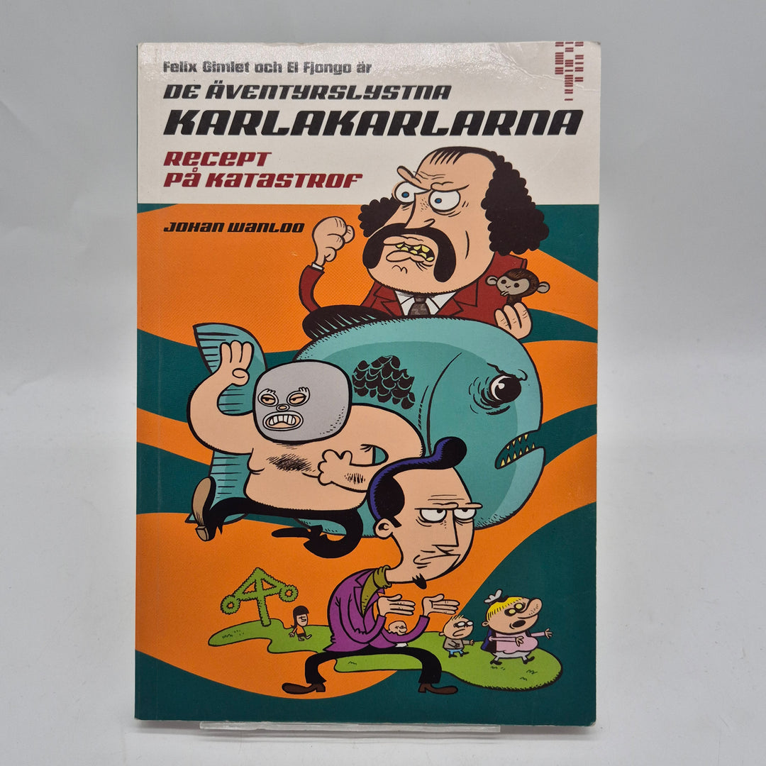 Färgstark seriebok De äventyrslystna Karlakarlarna pocket