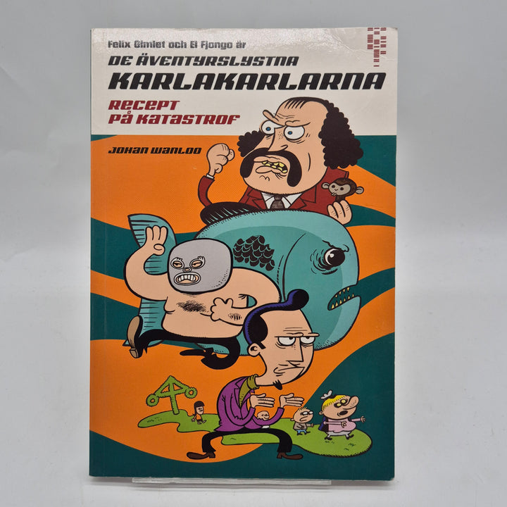 Färgstark seriebok De äventyrslystna Karlakarlarna pocket