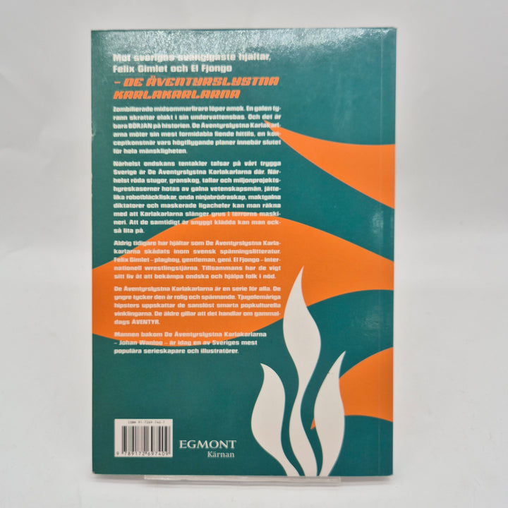 Färgstark seriebok De äventyrslystna Karlakarlarna pocket