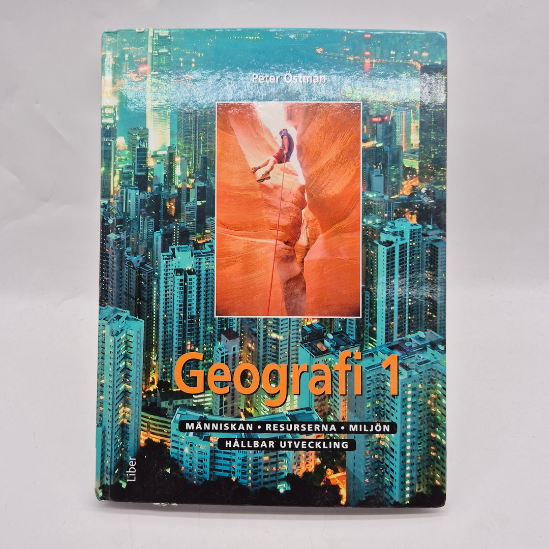 Geografi 1 lärobok Liber inbunden begagnad