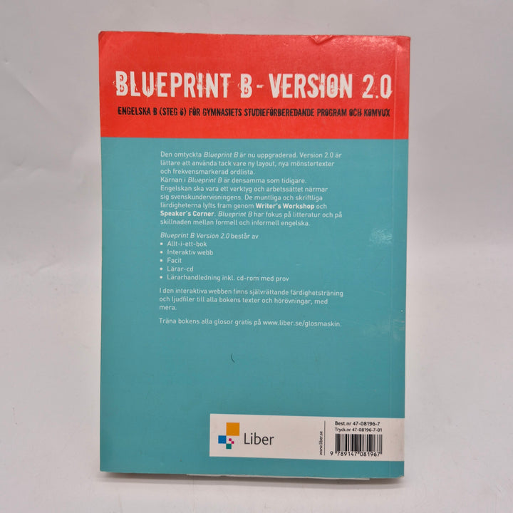 Blueprint B Version 2.0 engelska Liber begagnad