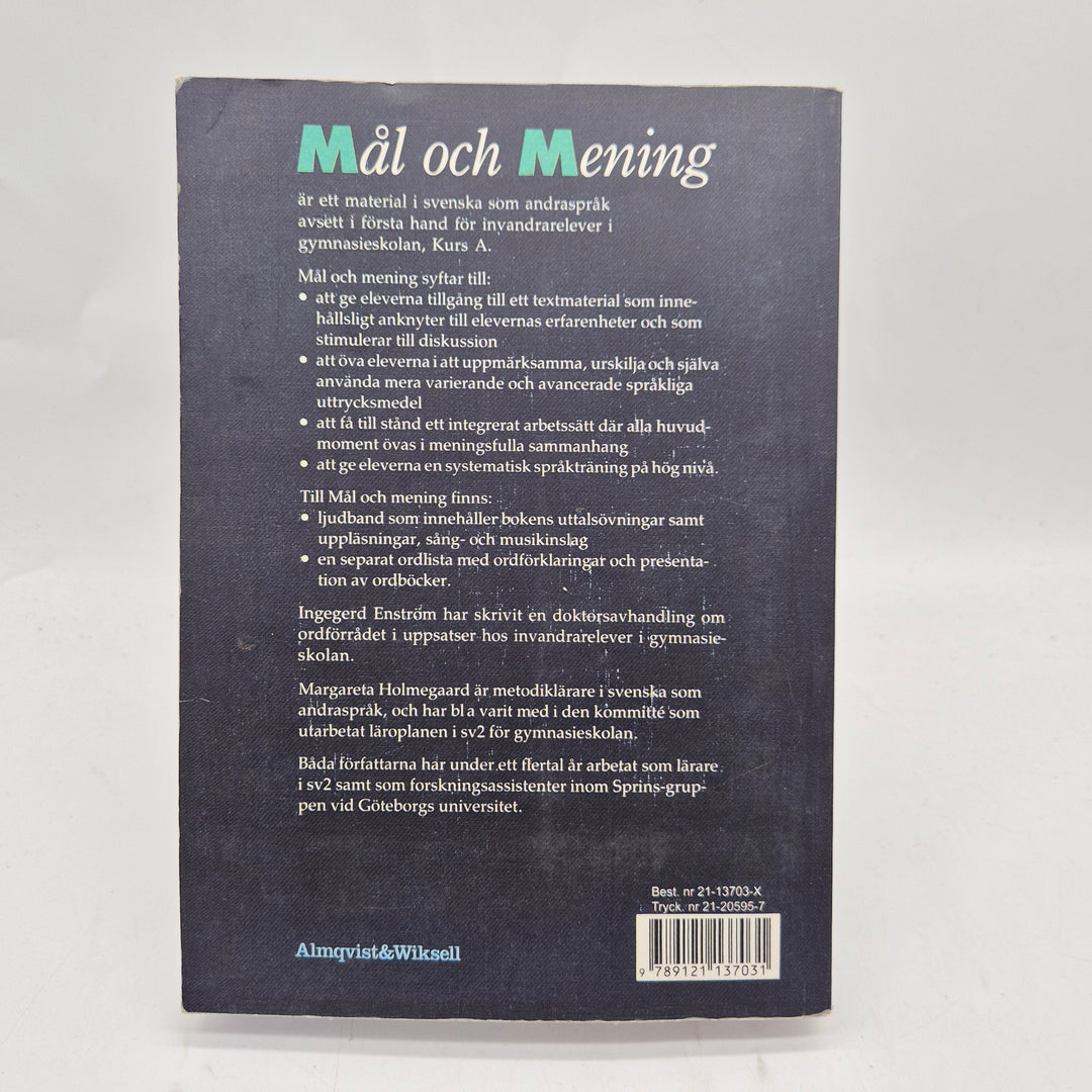 Mål och Mening kursbok svenska som andraspråk