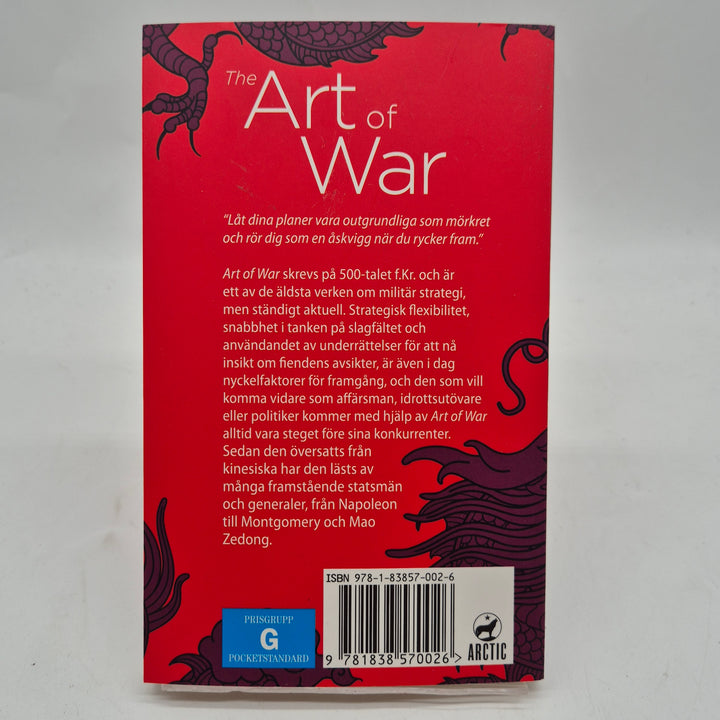 The Art of War Sun Tzu pocketbok röd