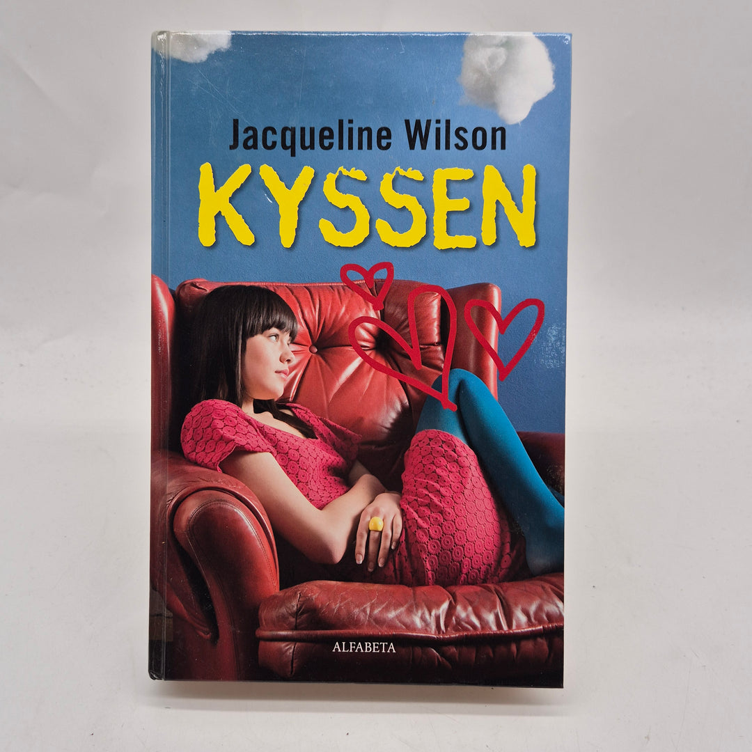 Kyssen ungdomsbok inbunden Jacqueline Wilson retro