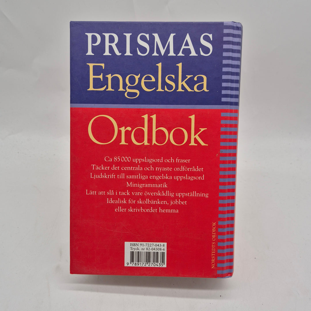 Prismas engelska ordbok tvåspråkig inbunden klassiker