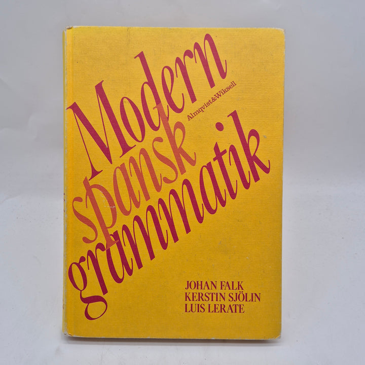Modern spansk grammatikbok Almqvist & Wiksell