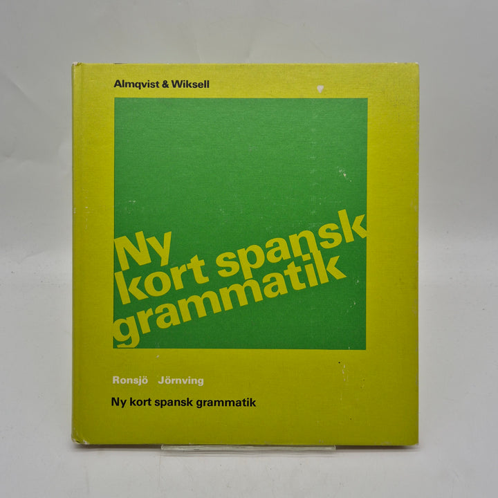 Retro spansk grammatikbok Almqvist & Wiksell