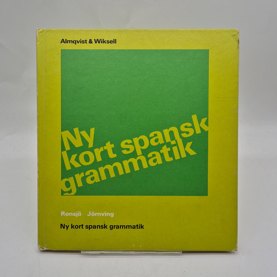 Ny kort spansk grammatik bok retro
