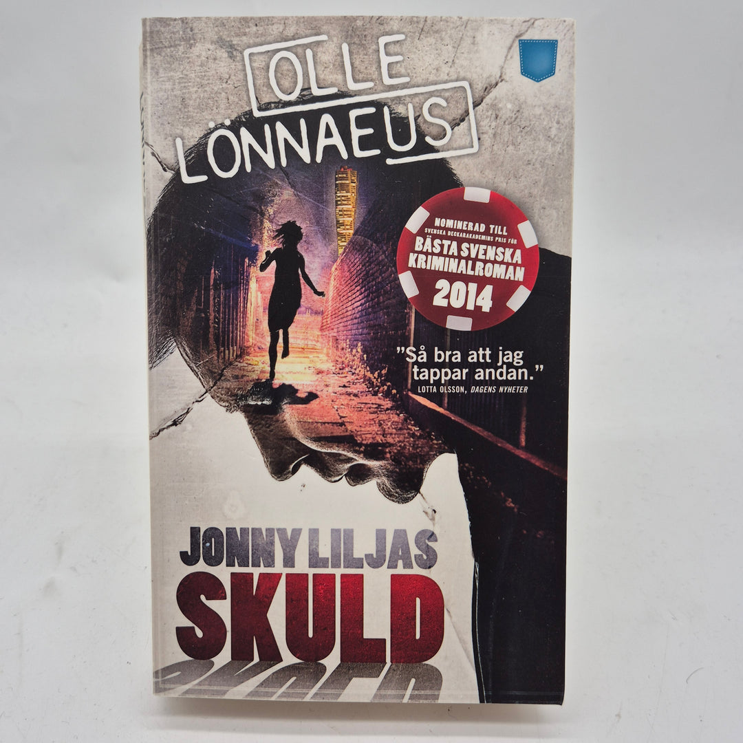 Jonny Liljas skuld kriminalroman pocket begagnad