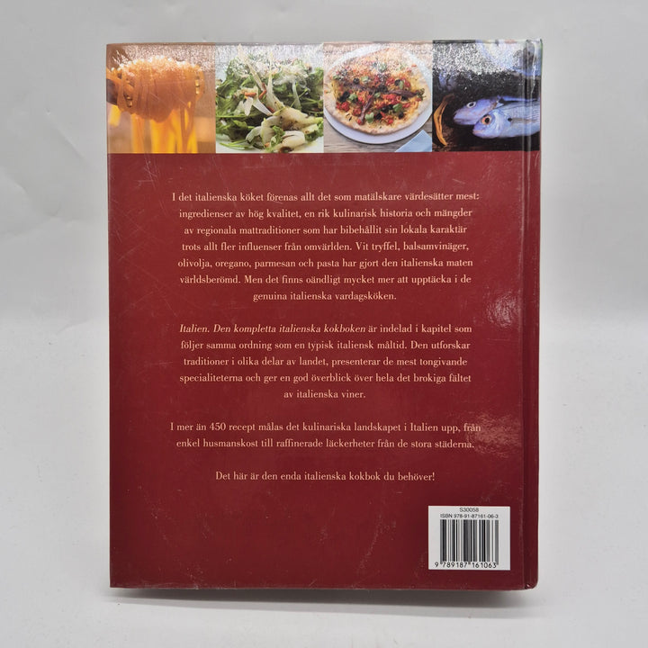 Italiensk kokbok Gourmet hardback modern