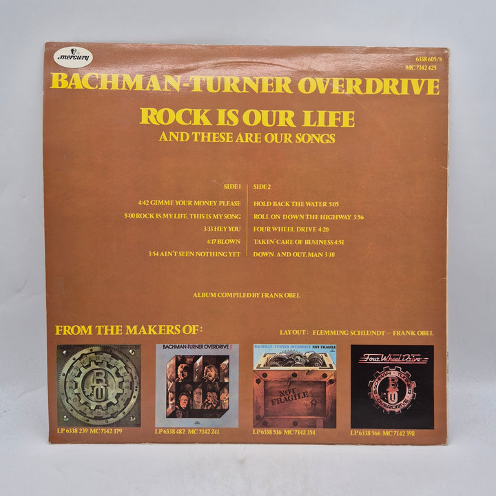 Bachman Turner Overdrive vinyl Rock Is Our Life retro