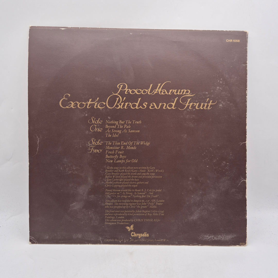 Procol Harum Exotic Birds and Fruit vinyl LP