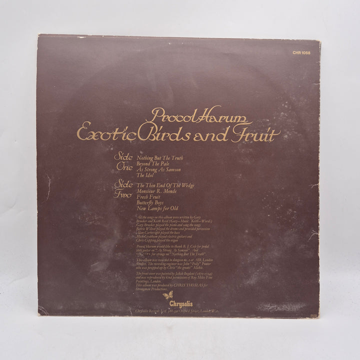 Procol Harum Exotic Birds and Fruit vinyl LP