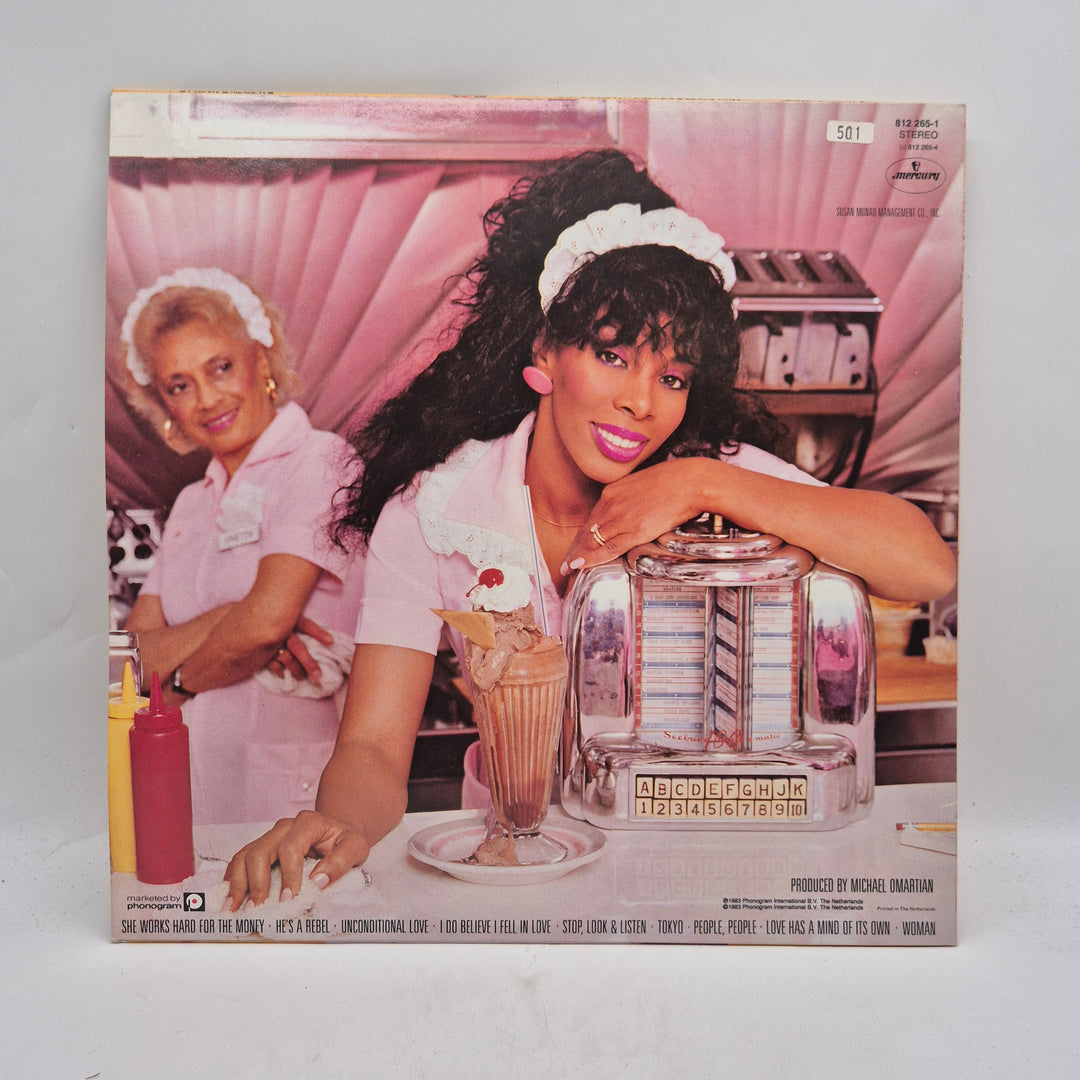 Donna Summer LP She Works Hard vintage